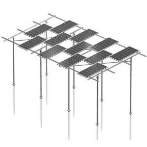 Staffe di montaggio regolabili per pannelli solari utilizzate per tetti/posto auto coperto/BIVP