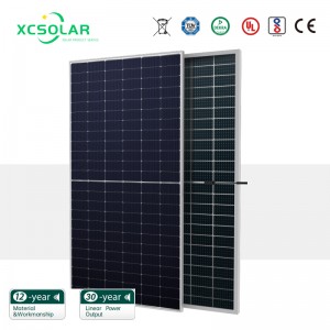 XC 560W-580W Solar Panel N-Type BIFACIAL MODULE WITH DUAL GLASS