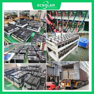 XCSOLAR 25.6V 100AH ​​Lithium iron Phosphate Battery