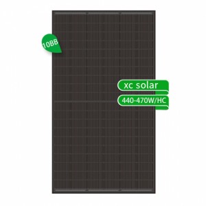 XC-แผงโซลาร์เซลล์สีดำ 360W-420W