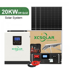 Sistemas de energía solar completos fuera de la red de 20KW