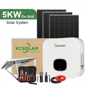 5KW On-Grid complete zonne-energiesystemen