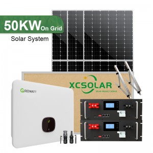 50KW أنظمة الطاقة الشمسية الكاملة على الشبكة