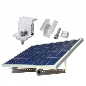 Soportes de montaje de paneles solares ajustables utilizados para techos/cocheras/BIVP