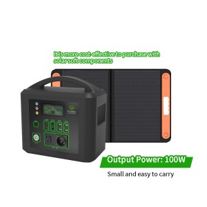 Centrale elettrica portatile del generatore solare impermeabile 1000w