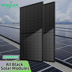 XC 535W 540W 545W Solar Panel Bifacial All Black Module with Dual Glass