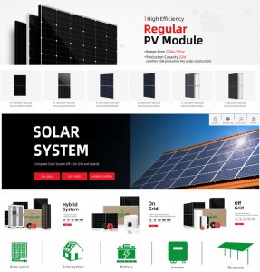 Personalize sistemas completos de armazenamento de energia solar industrial e comercial