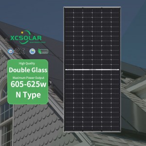 XC 560W-580W Solar Panel N-Type BIFACIAL MODULE WITH DUAL GLASS